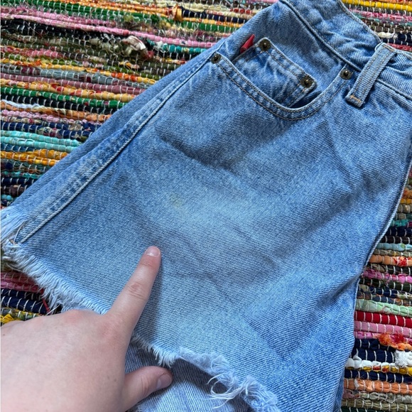 Mudd High Rise Cutoff Jean Shorts – Size 3/25 Y2K Vintage - Picture 5 of 5